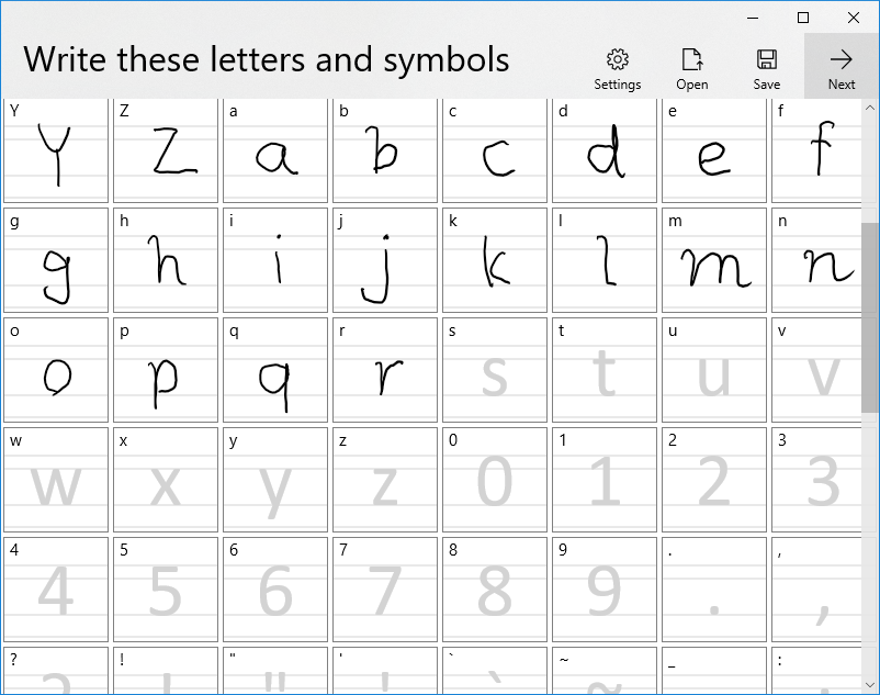 レビュー オリジナルの手書き英字フォントを5分で作成できる Microsoft Font Maker 窓の杜