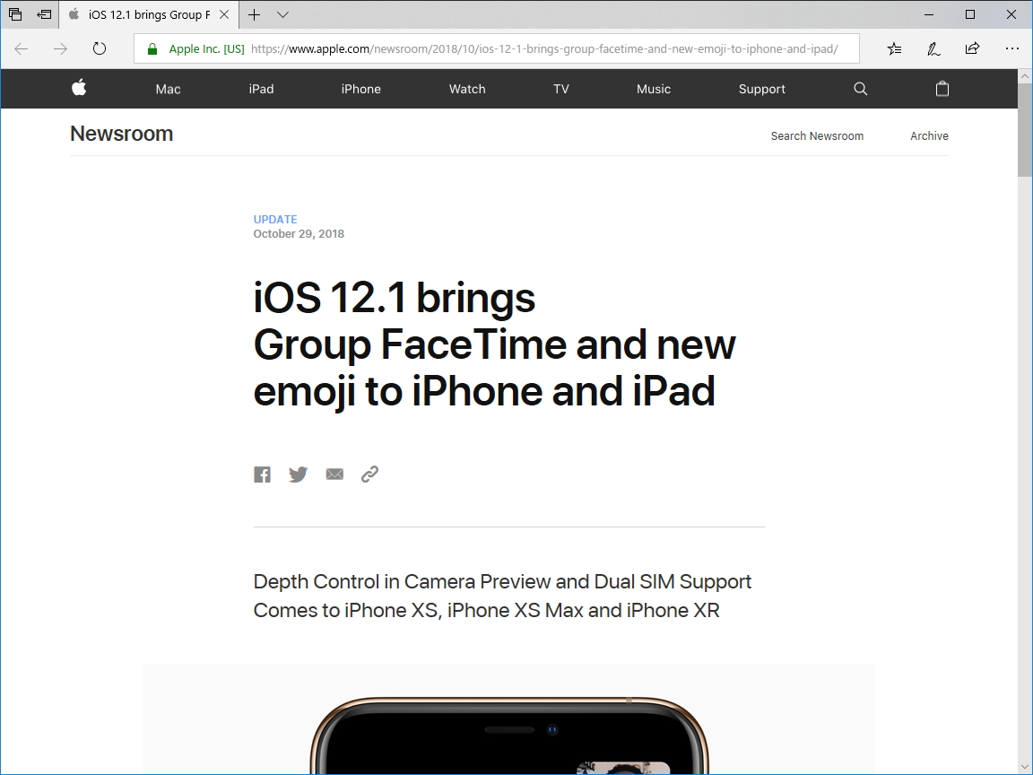  Apple、グループFaceTimeと新しい絵文字を搭載したmacOS 10.14.1をリリース