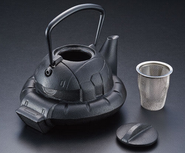 新品】ガンダムカフェ限定 南部鉄器 鉄瓶ZAKU(ザク) 機動戦士