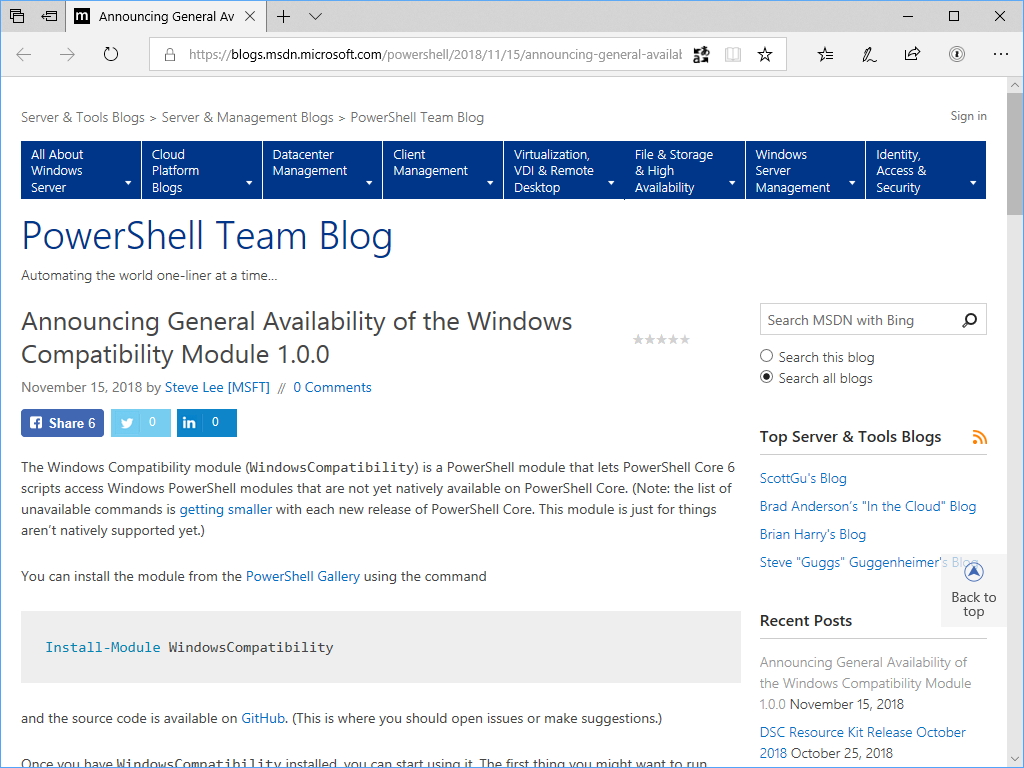 「Windows PowerShell」と「PowerShell Core」を橋渡しする互換モジュールが一般公開 - 窓の杜