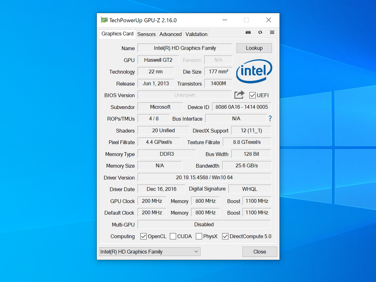 GPU情報取得ツール「GPU-Z」が新しいドライバー形式“UWD”に対応 - 窓の杜
