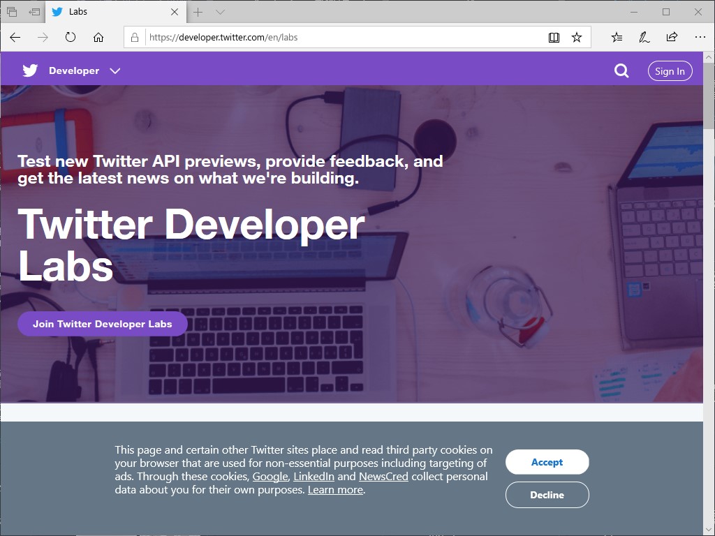 Twitter Developer Labs がオープン 新しいapiエンドポイントを全開発者に開放 窓の杜