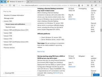 Windows 10 May 2019 Update に関連する不具合のまとめ 11月20日更新 やじうまの杜 窓の杜