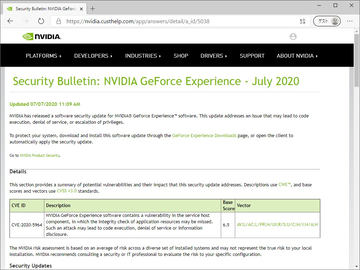 便利な試験的機能をいくつか追加した Geforce Experience V3 5 3件の脆弱性も修正 窓の杜