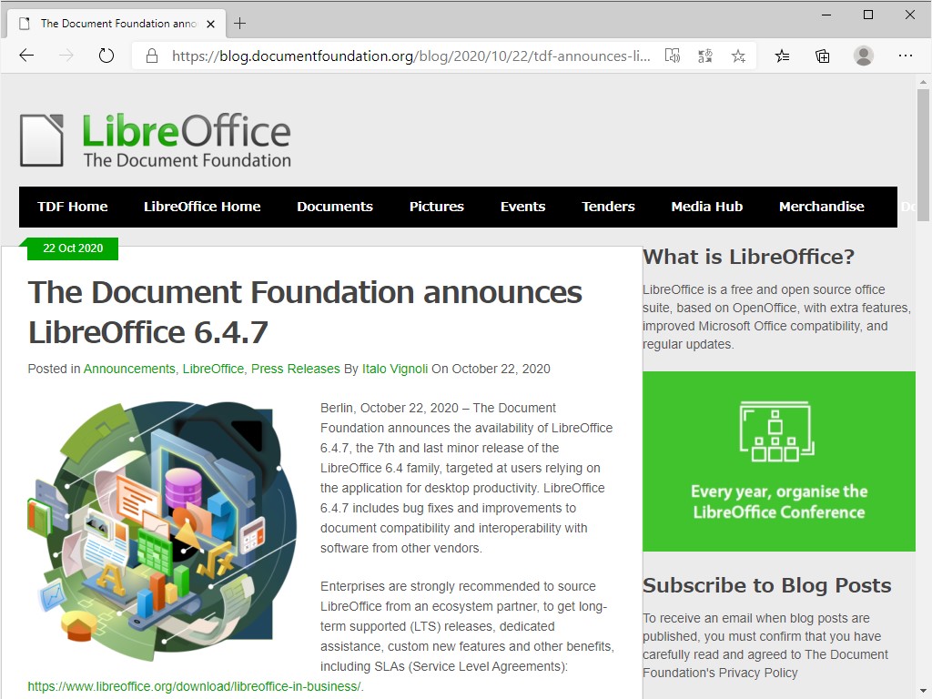 Libreoffice 6 4 7 が公開 Itnews Libreoffice 6 4 7 が公開 Itnews
