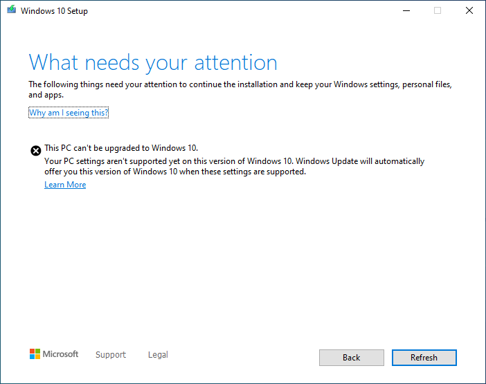 Windows 10 バージョン 2004/20H2」に新たな問題、セーフガード