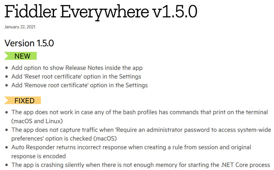 Webデバッガープロキシー Fiddler Everywhere V1 5 0が公開 ほか ダイジェストニュース 窓の杜