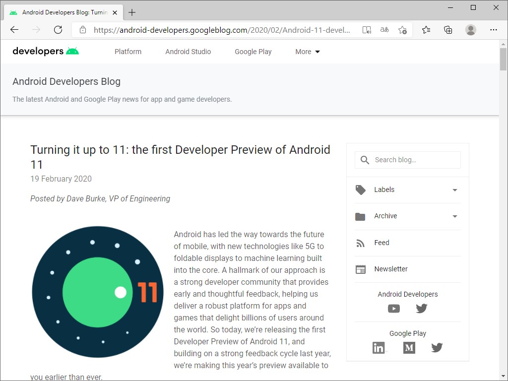 Google、「Android OS 12」の開発者プレビューを公開 ～今年後半にも正式リリースへ - 窓の杜