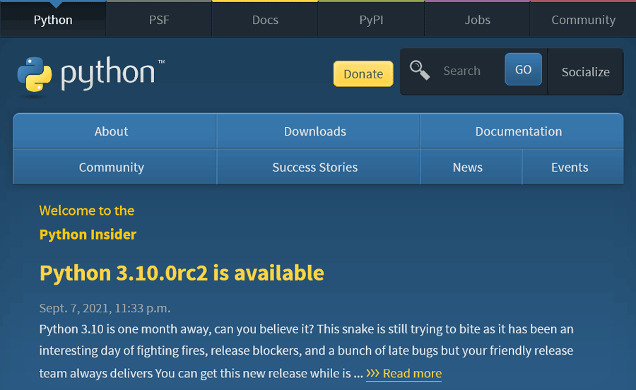 「Python」v3.10.0rc2が公開 ほか - ダイジェストニュース - 窓の杜