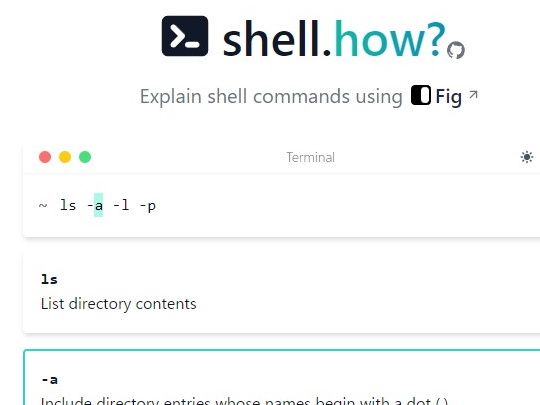 入力したシェルコマンドとそのオプションを丁寧に教えてくれるwebサービス Shell How が面白いかも やじうまの杜 窓の杜