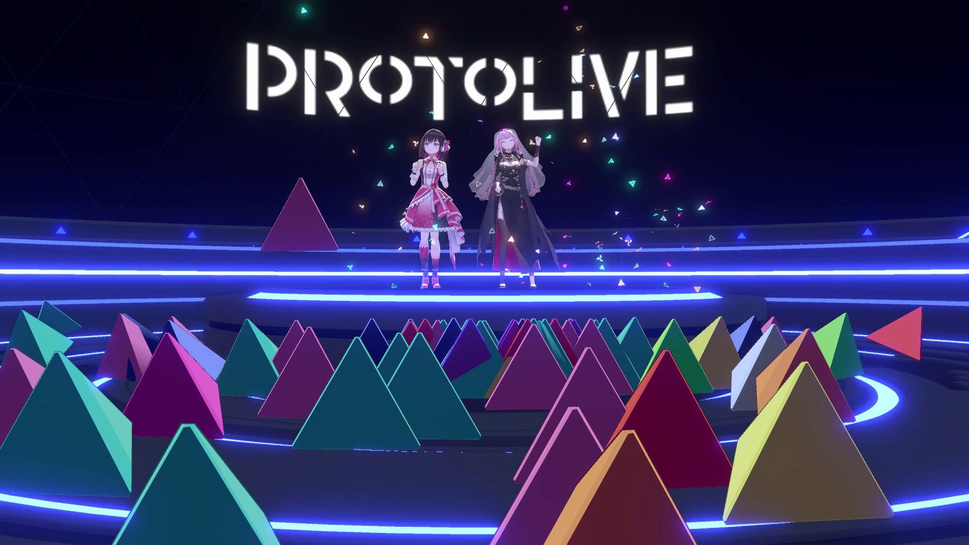 「ホロライブ」がメタバースにやってきた！「ホロアース」初のライブイベントで無数の三角錐たちと一緒に盛り上がれた件／カバーのメタバース空間でライブパフォーマンスの可能性を感じた【やじうまの杜】