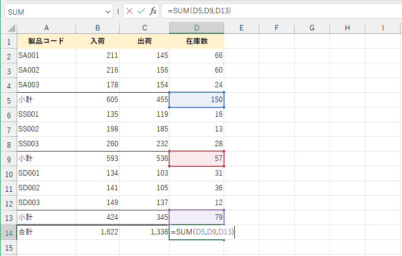 凡ミスを減らすExcel関数の実践テクニック！ すぐに使えるSUBTOTAL関数 