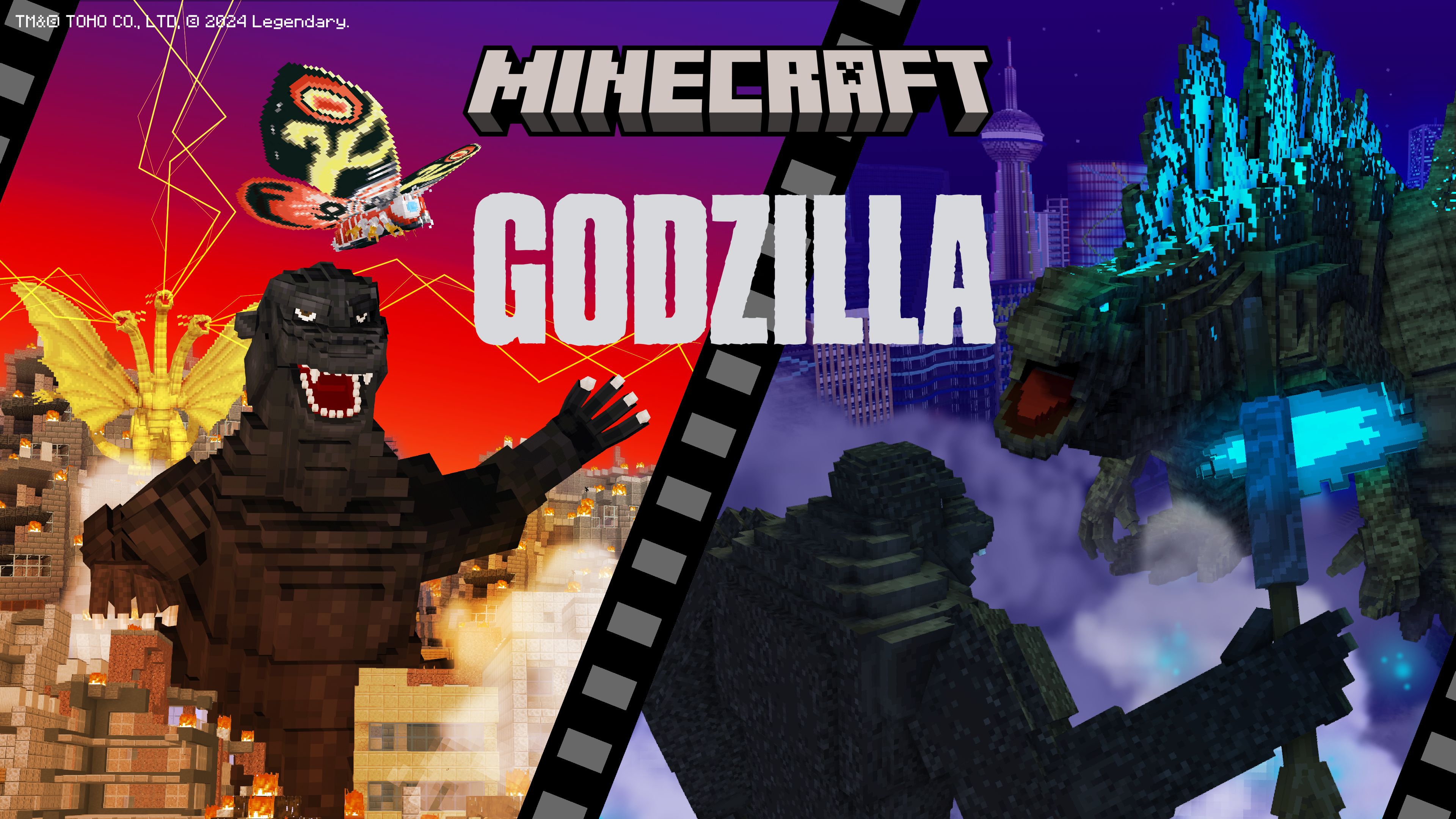 マイクラ」にゴジラ来襲！東宝監修のワールド「ゴジラ」が登場 - 窓の杜