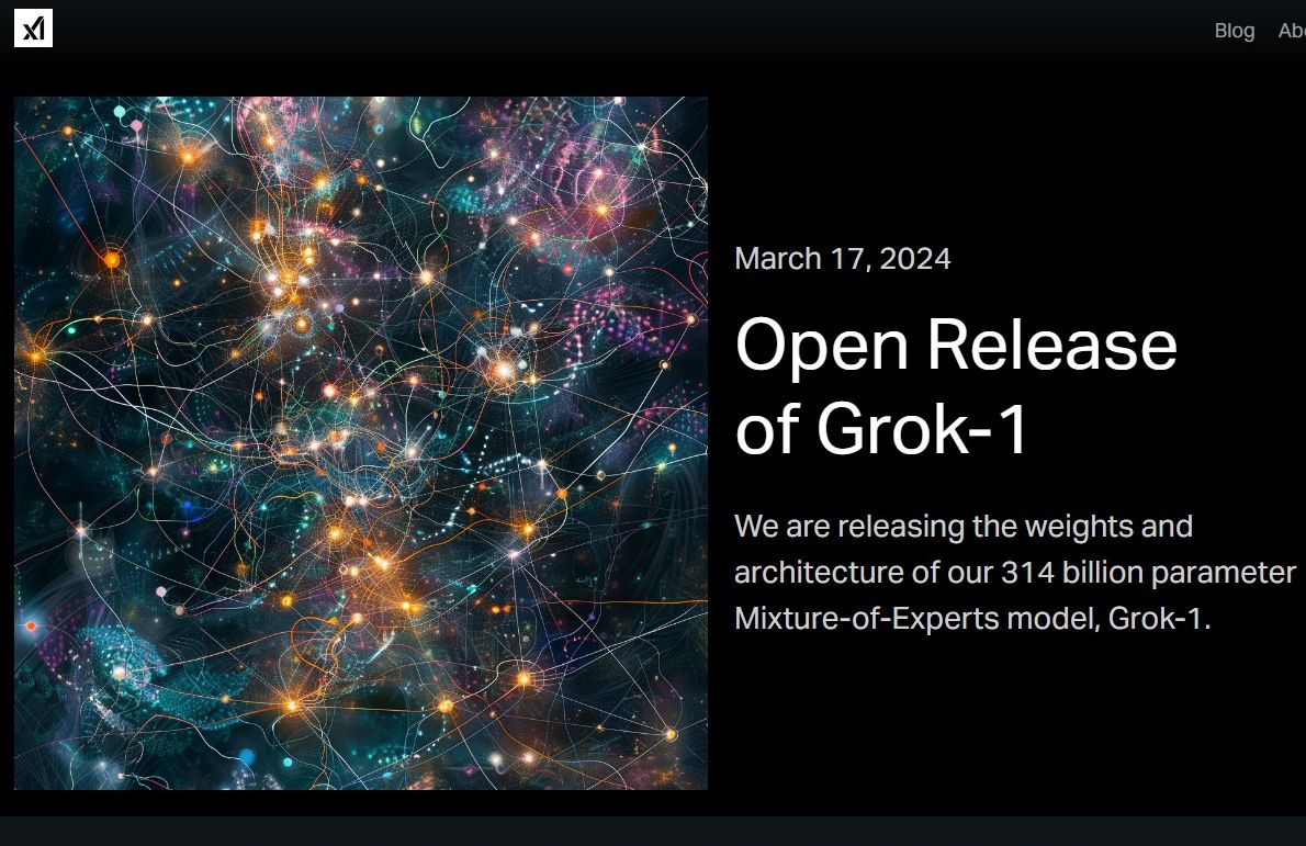 [B! ai] イーロン・マスク氏が設立したxAI、LLM「Grok-1」をオープンソースで公開／3,140億パラメーターのMoEモデル
