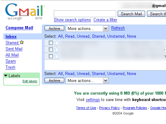 Gmail celebrates its twentieth anniversary!  Do you remember what she looked like at that time?  – Yagyuma no Mori – Window Forest