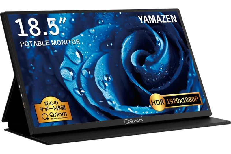 QMM-156R モバイルディスプレイ FullHD YAMAZEN(山善) ブラック