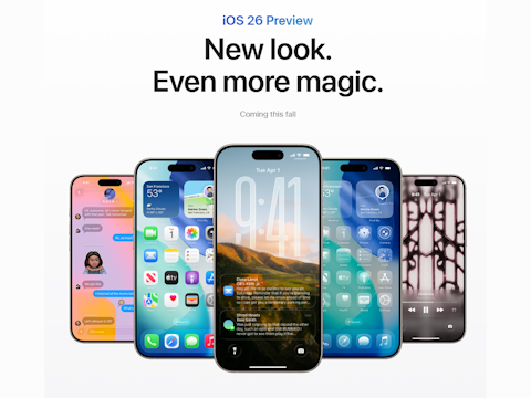 Apple、「iOS 26」を発表 ～新デザイン「Liquid Glass」やAI、アプリの改善で使いやすく／iPhone XSシリーズは対応デバイスから外れる