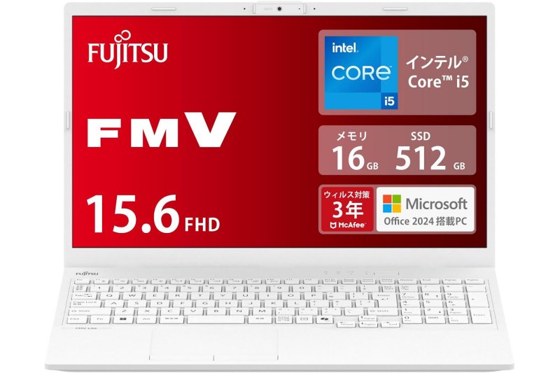 富士通のWindows 11ノート「FMV WA1/J2」が62,800円から【Amazon
