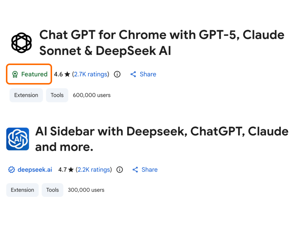 チャットAIとの会話内容を盗む「Chrome」拡張機能が発見 ～しかもGoogleのお墨付き／インストール数は合計90万以上