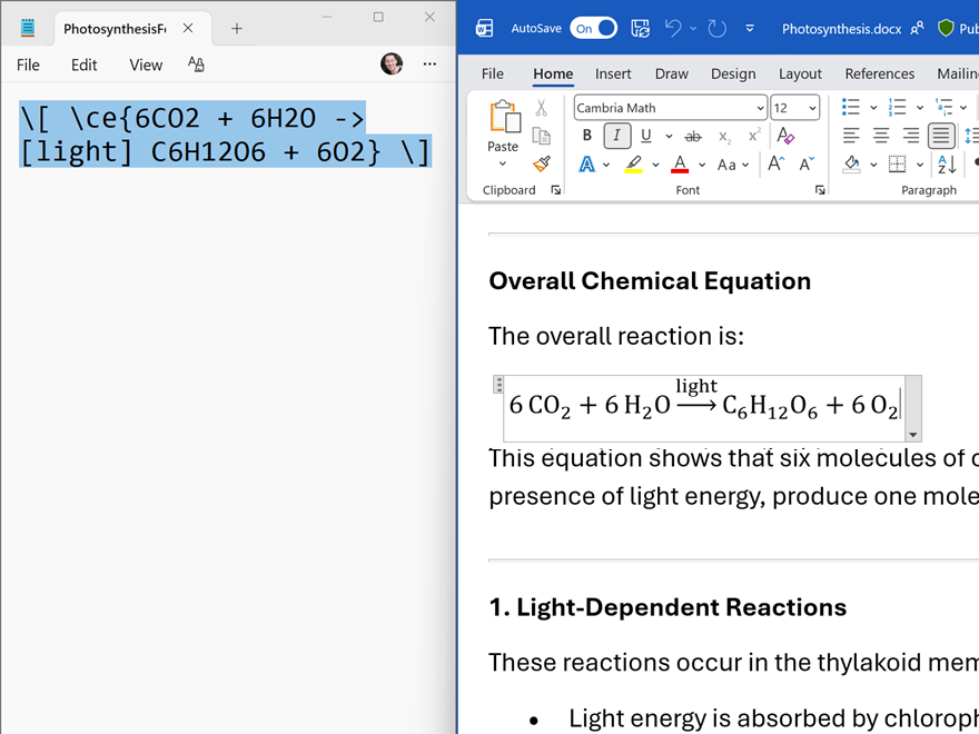 「Microsoft 365」(Office)アプリの数式対応が改善 ~LaTeX、MathML Core、PDF 2.0/入力・編集からWebとの相互運用、アクセシビリティまでを強化