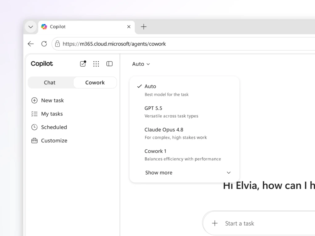 Microsoftの自律型AI「Copilot Cowork」が一般公開、コストを重視。「Claude Cowork」より3~4割安価/コストを意識した専用モデル「Cowork 1」も提供へ