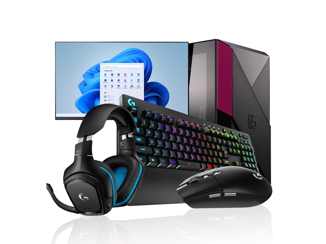 ゲーミングpc RTX3060 モニタ　マウス　キーボード RTX 5060搭載PCとゲーミングモニター・マウス・キーボードなどのお得な